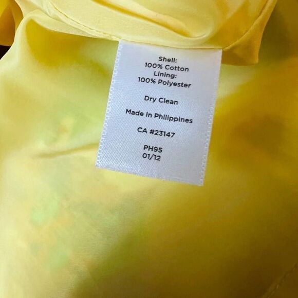 TALBOTS Skirt Floral Cotton Size 8 petite New - Picture 5 of 6